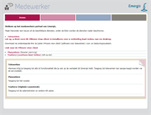 Tablet Screenshot of medewerker.emergis.nl